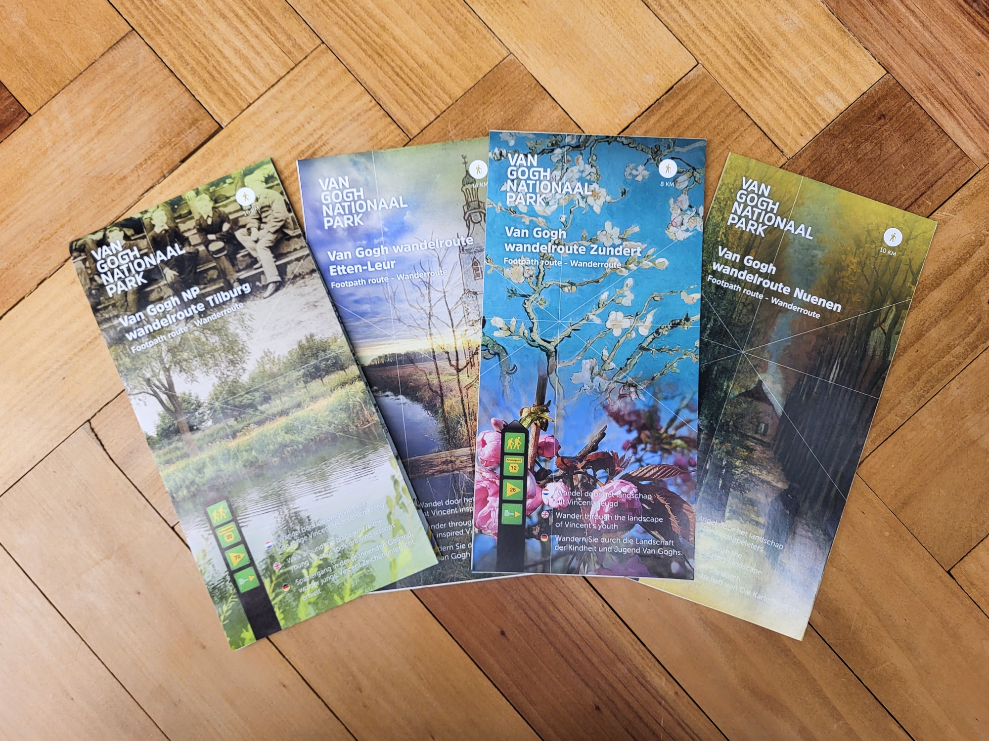 Van Gogh wandelroutekaarten 