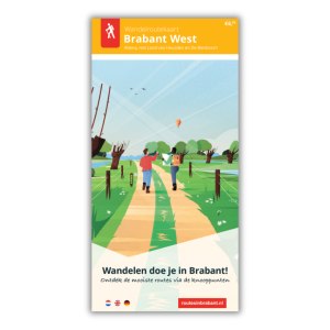 Wandelkaart Brabant West (o.a. De Biesbosch, het land van Heusden en Altena)