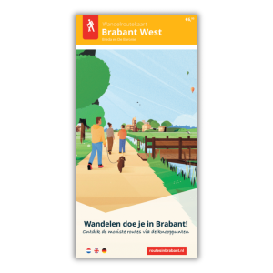 Wandelkaart Brabant West (o.a. De Baronie en Breda)