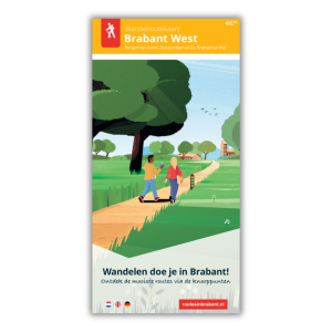 Wandelkaart Brabant West (o.a. De Brabantse Wal, Bergen op Zoom en Roosendaal)