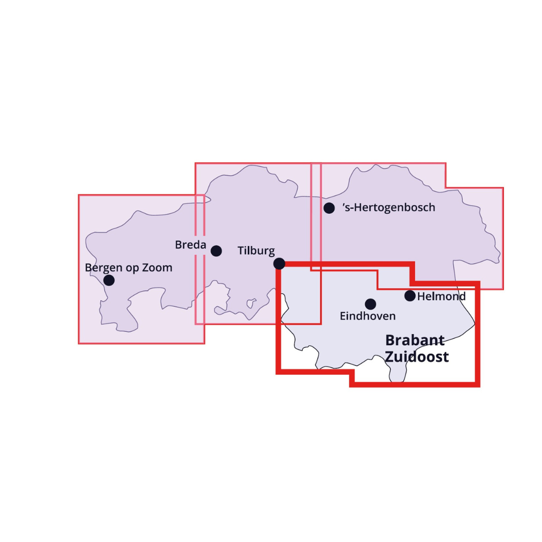 Fietskaart knooppunten Brabant Zuidoost - Afbeelding 4