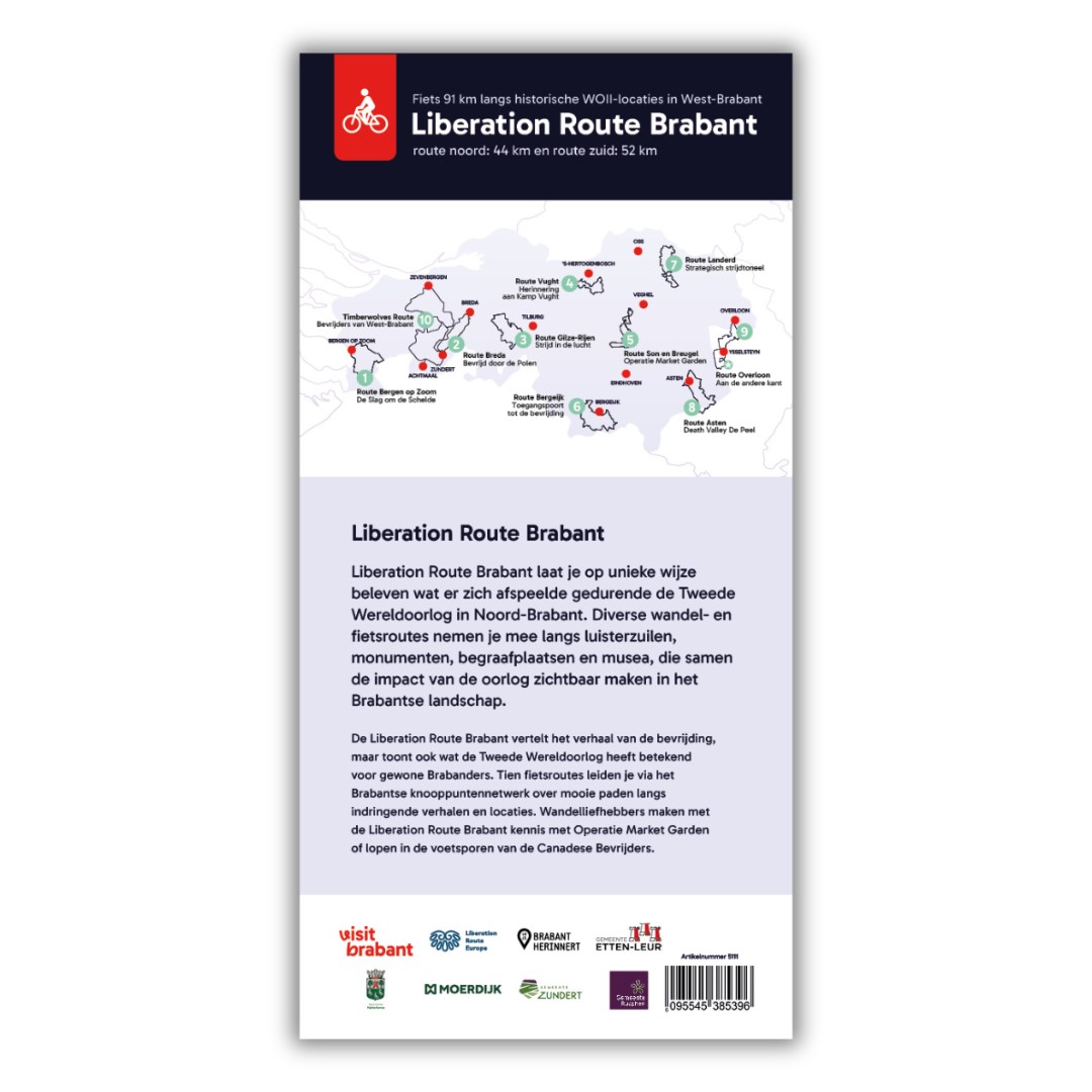 Achterkant fietskaart Tilmberwolves